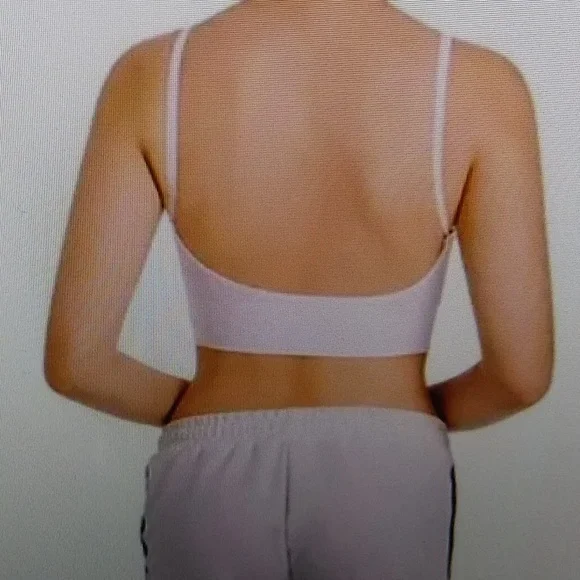 Anmose Open Back Sport Bra/Tank Size Medium Grey - Picture 8 of 9